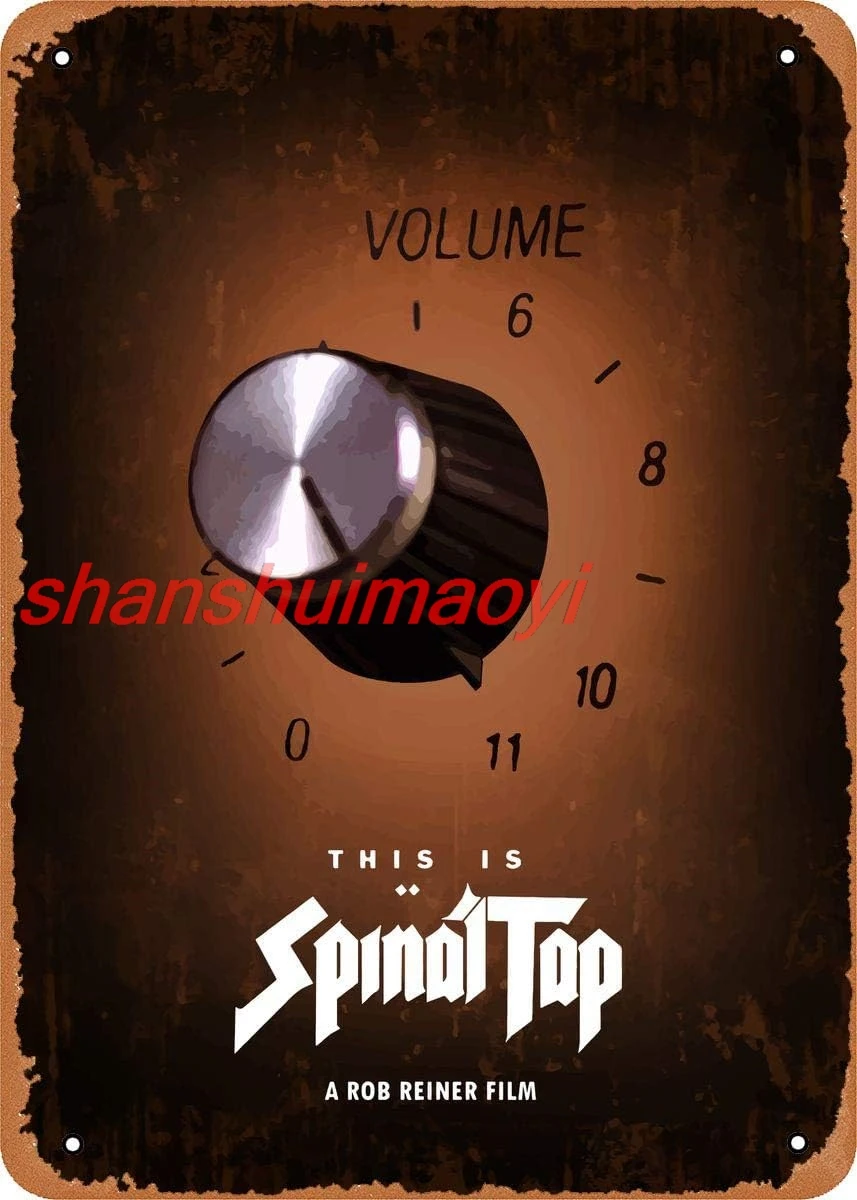 Vintage Metal Sign This Is Spinal Tap Minimal Movie Posters - 8 X 12 Inches Tin Sign For Home Bar Pub Garage Decor Gifts sign