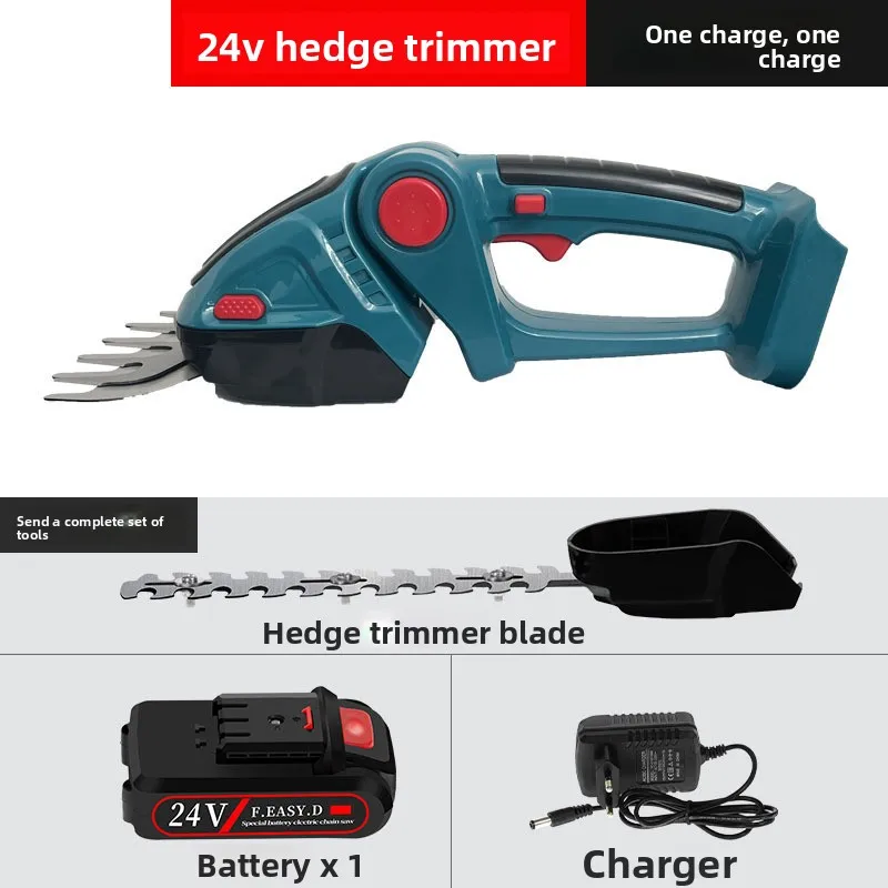 

pruning shears Lawn mower Green Belt Gardening Trimming Single Hand Lithium Battery Hedge Trimmer Electric Fence Shears