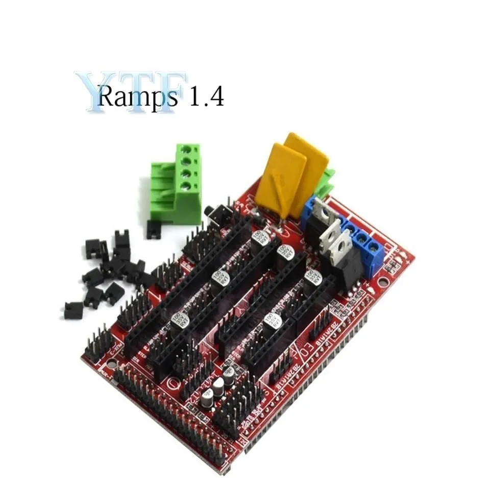 Ramps 1.4 1.5 1.6 パネル部品マザーボード 3D部品シールド赤黒コントロール