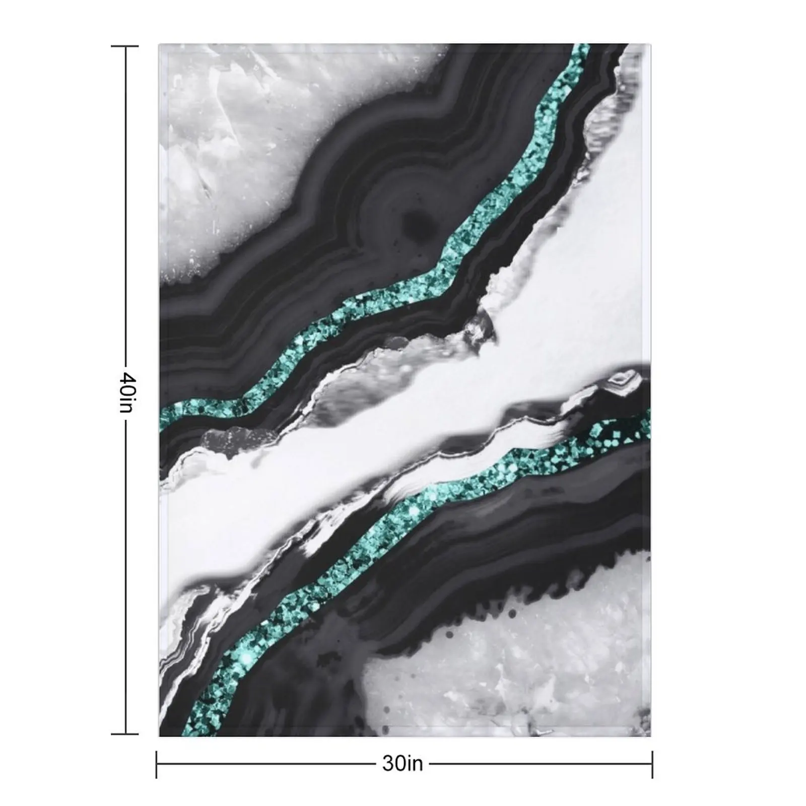 Agate Glitter Glam #16 (Faux Glitter) #gem #decor #art Throw Blanket Luxury Beautifuls Soft Sofa Throw anime Blankets