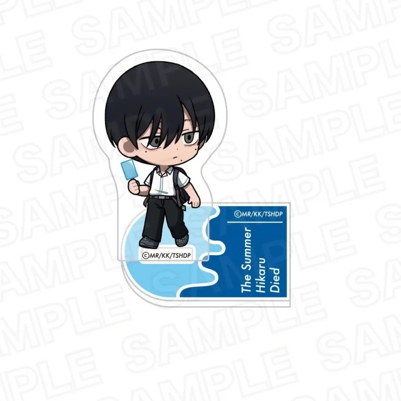 Desk Decor The Summer Hikaru Died Acrylic Standing Sign Board Keychain 10CM Yoshiki Tsujishiro,Rui Asaka,Hikaru Desk Decoration