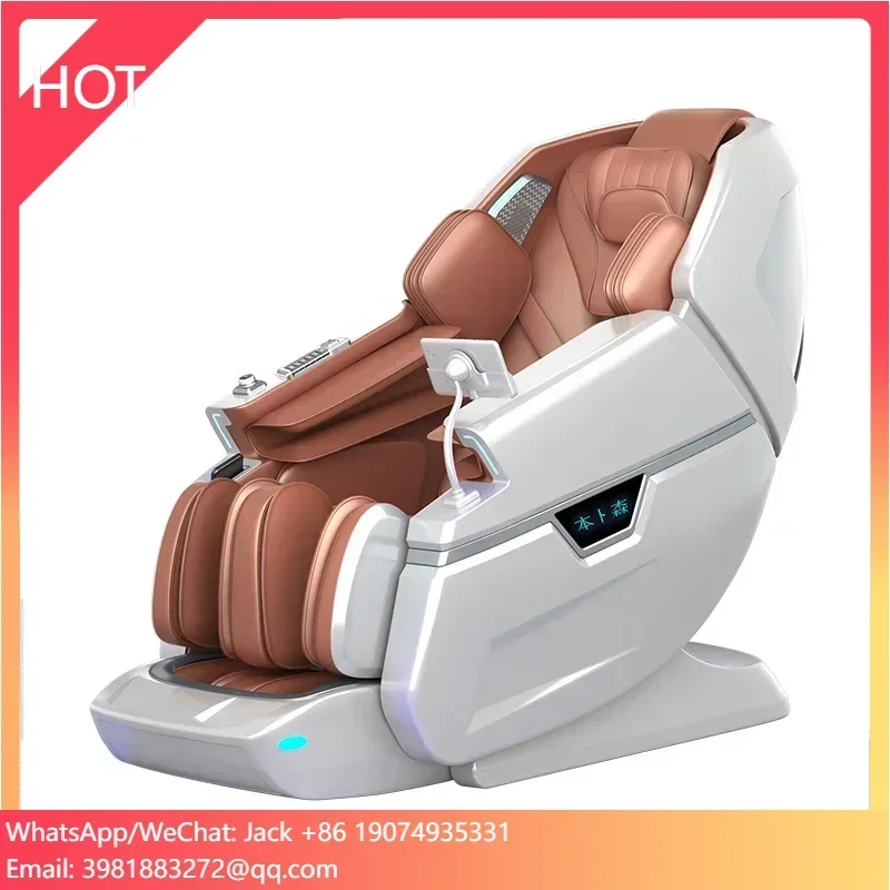 Leercon New 4d multifunction shiatsu full body electric massage chair sl track zero gravity