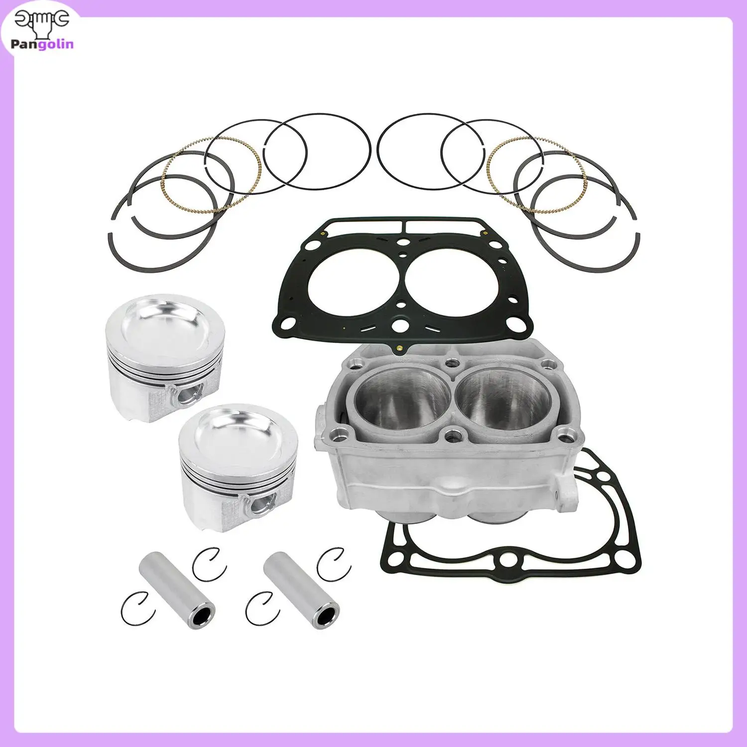 1set 80mm 18 pin Cylinder Piston Gasket Kit For Polaris Ranger RZR Sportsman X2 Touring 700 800 2011-2014 Motorcycle Parts