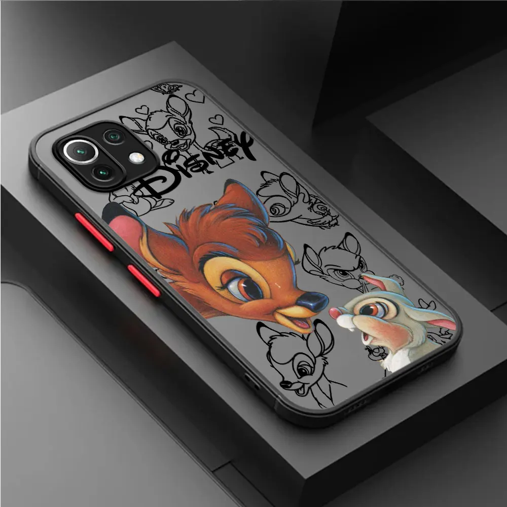 Disney Bambi Deer Phone Case for Xiaomi Mi 9T 11 Lite 12 13 Pro Note 10 Lite 11T 12X 10T 13 Ultra 12T Pro Shockproof Cover