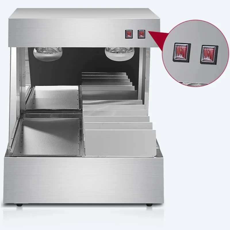 Commercial Food Holding Display Cases, Snack Vending Machines, Electric French Fry Display and Heating Units(Customized)