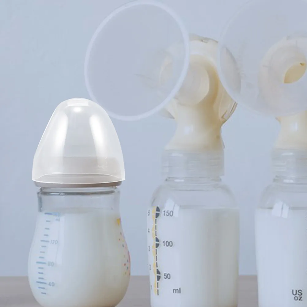 

8 шт. крышек для детских бутылочек с широким горлышком, легко устанавливаемые, прочные, надежные, пластиковые, для молока и грудного молока, герметичные.