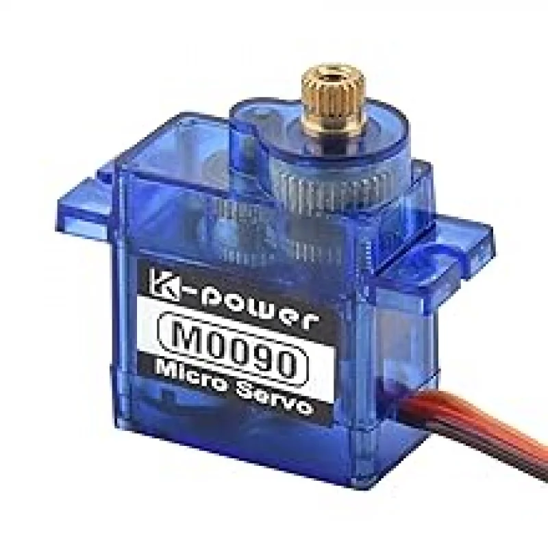3pcs K-power M0090 9G Metal Gear Micro Servo, 1.9KG Torque Analog Motor for RC Car Robot Helicopter Plane Toy