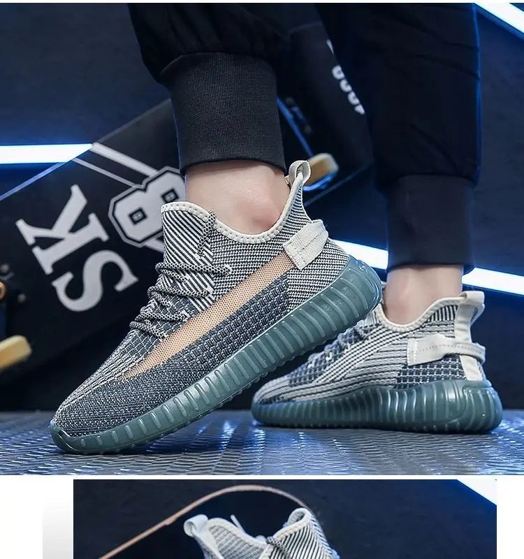 Neue Frühlings- und Herbst-Herrenschuhe aus atmungsaktivem Mesh-Canvas, modische Freizeitsneaker im koreanischen Trend, leichte Wanderschuhe – Detail 13