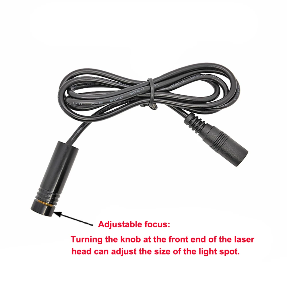 Φ12X40mm 520nm 1mW 5mW 10mW 15mW Green Adjustable Focus  Dot Laser Light Module Positioning Locator