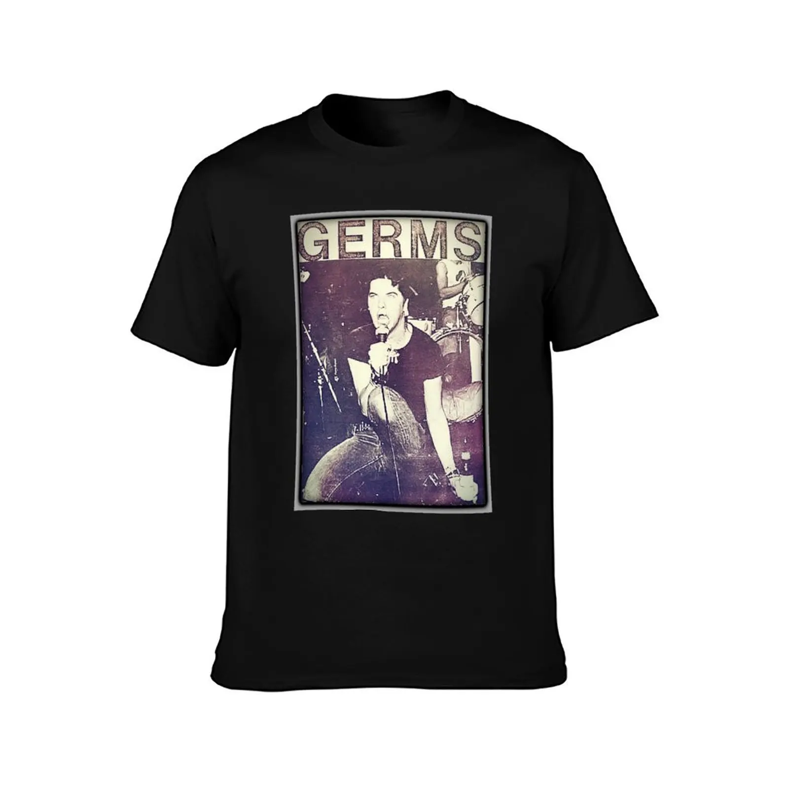 Germs T-Shirt blacks customs new edition vintage graphic tee men t shirts high quality