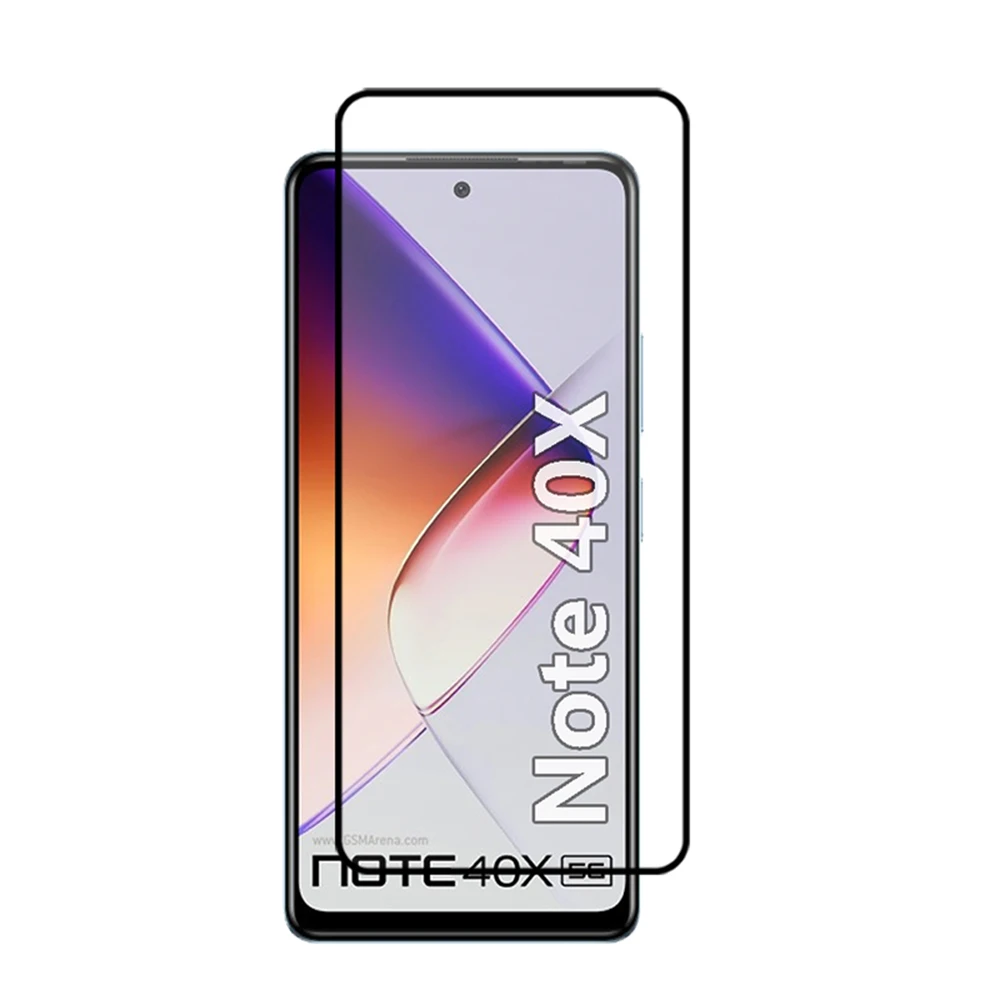 4+4 Tempered Glass For Infinix Note 40 5G Screen Protector Soft Camera Lens Film Infinxi Note 40X Glass