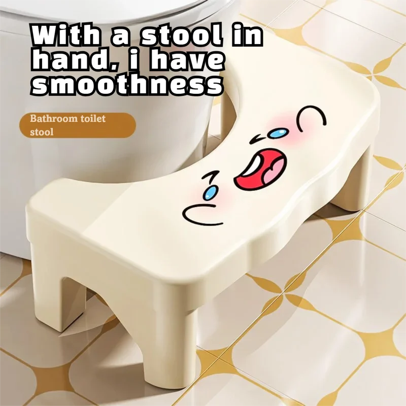 かわいいおまる用踏み台-家庭用トイレ足置き台-しゃがみ補助フットレストスツール-浴室滑り止めステップスツール
