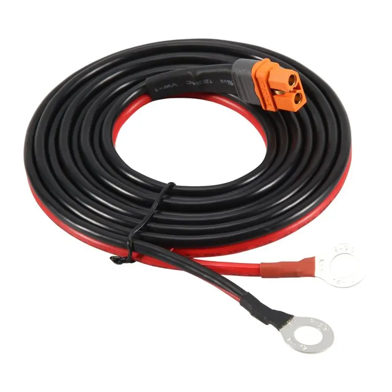 12AWG Xt60i Female To O Ring Connector For RC Battery Solar Portable Power Power Station And Solar Panel-ABXK