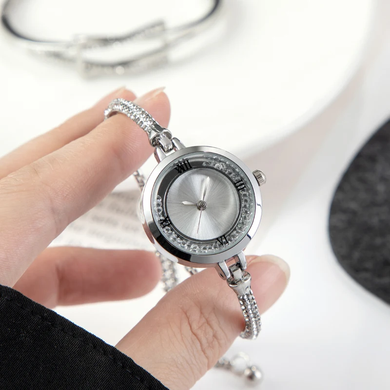 2024 Women Fashion Bracelet Watch Simple Style Quartz Gift Wristwatch