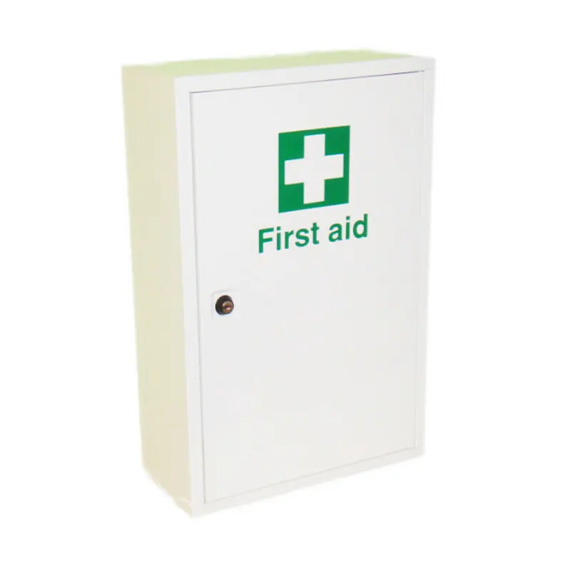 Durable First-Aid Devices Wholesale Steel Plate First Aid Kit Cabinet Wall Mounted Aid Box
