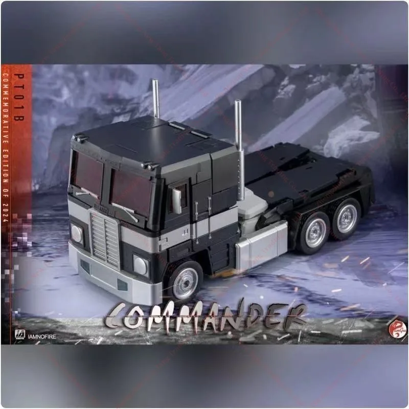 【Op voorraad】 Transformeerd speelgoed PT PT01 PT-01 PT-01B Zwart OP Commander 45 cm Mobiele pop Speelgoed Collectie Geschenken