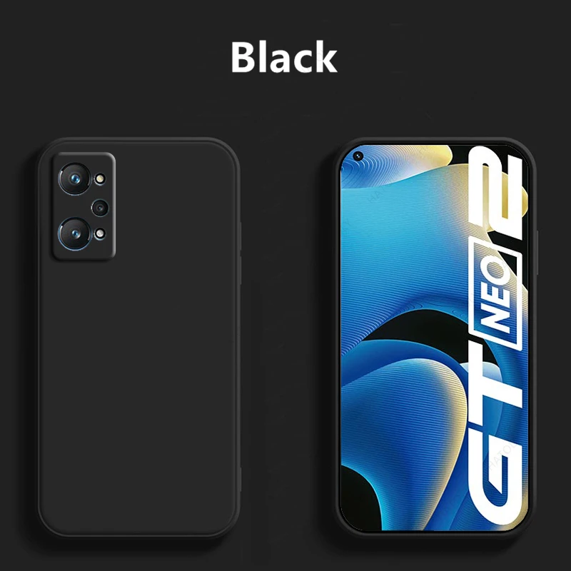 For Realme GT Neo 2 Case Cover for Realme GT Neo 2 3 5G Master Narzo 50 50A 50i 30A 30 8i 8s 8 Pro C25s C25Y C21Y Liquid Silicon