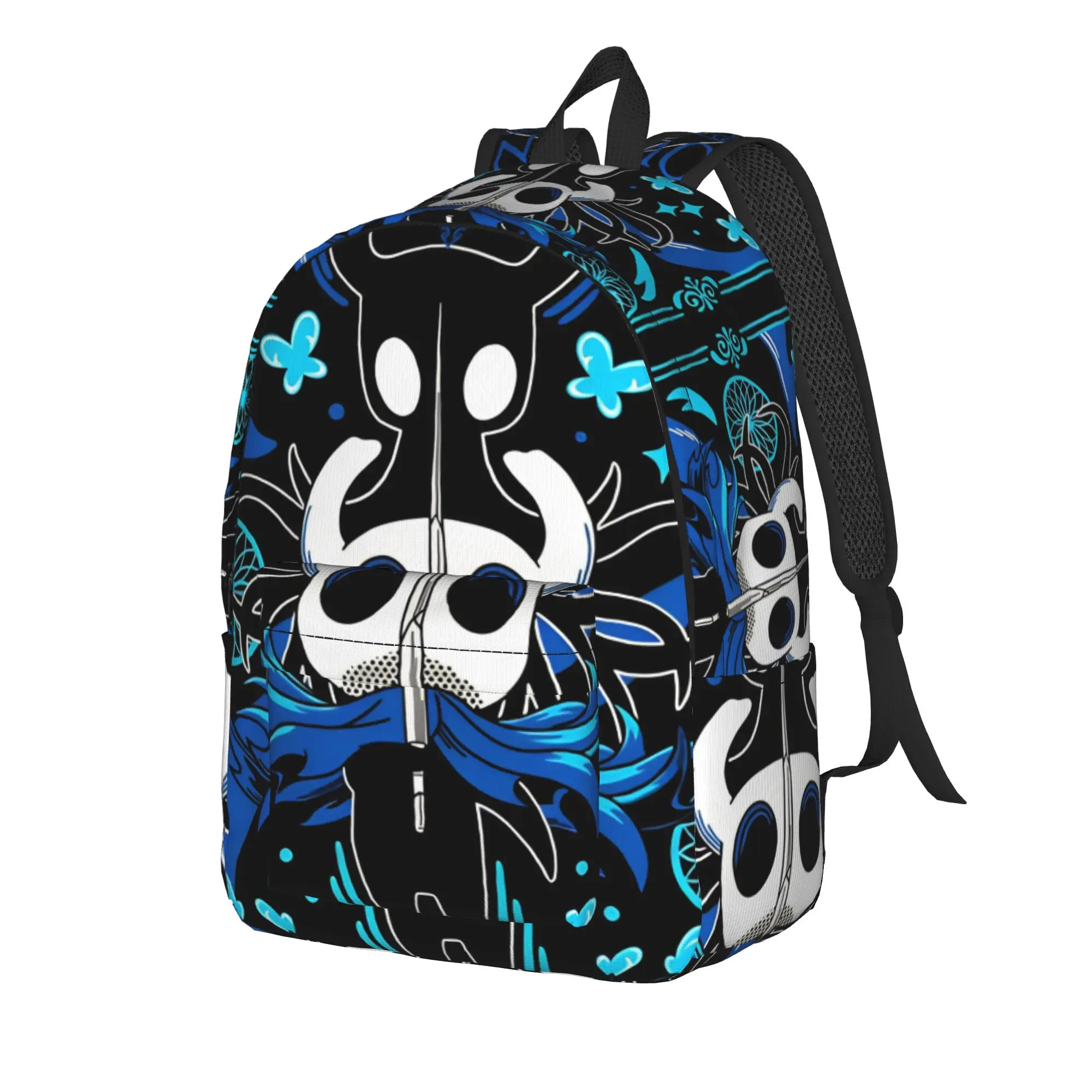 Hollow Knight Retro Gaming Backpack  Trekking Backpacks Teen Custom Breathable High School Bags Fashion Rucksack