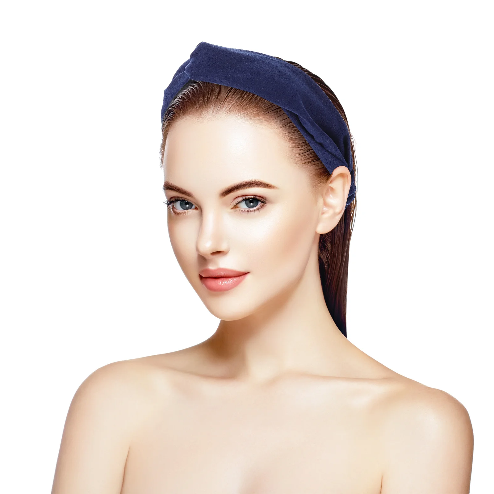 

6 шт. эластичные повязки на голову с широкими полями и крестообразным узлом, женские модные спортивные аксессуары для волос для занятий йогой, повседневная одежда, легкий вес