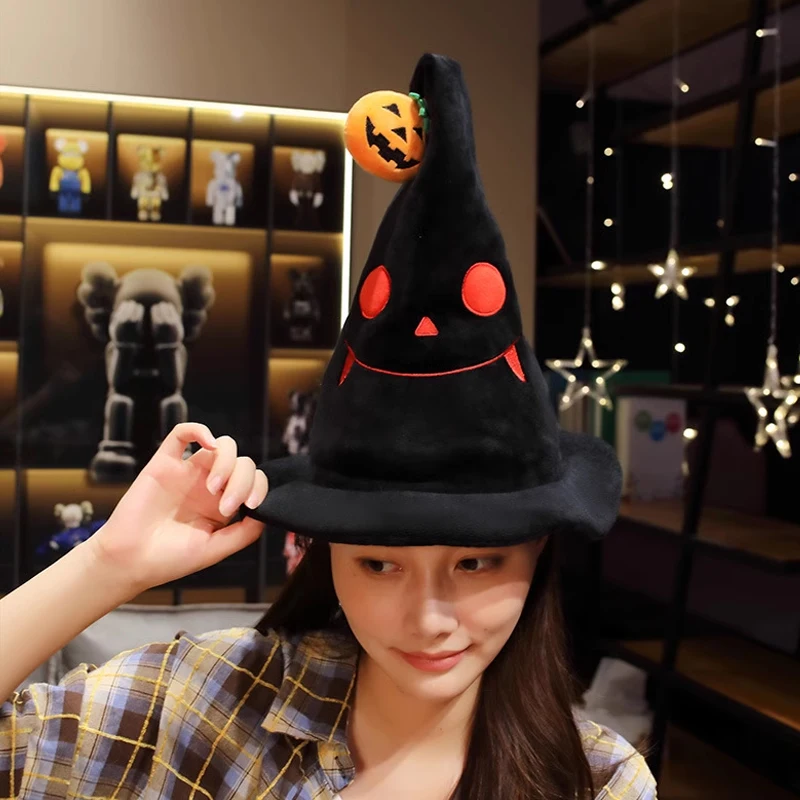 Chapeau d'elfe citrouille d'halloween, jouets tendance pour adultes et enfants, décoration de fête, Cosplay créatif, sorcière, nouvelle collection ﻿ Cadeaux drôles