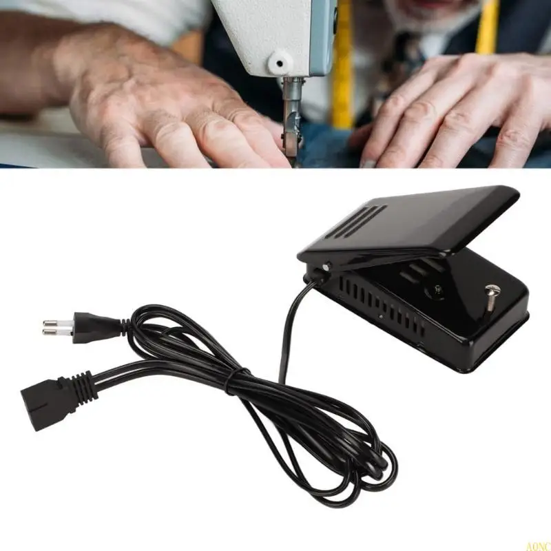 A0NC دواسة آلة الخياطة العملية مع ملمس بلاستيكي للخياطة السرعة للسرعة للمشاريع الإبداعية والإصلاحات