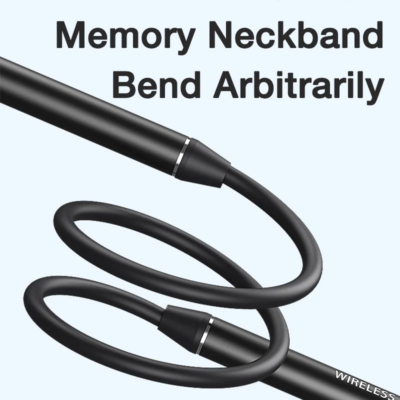 Fones de ouvido sem fio neckband bluetooth fone de ouvido com microphon auriculares esporte fone de ouvido sem fio longa bateria
