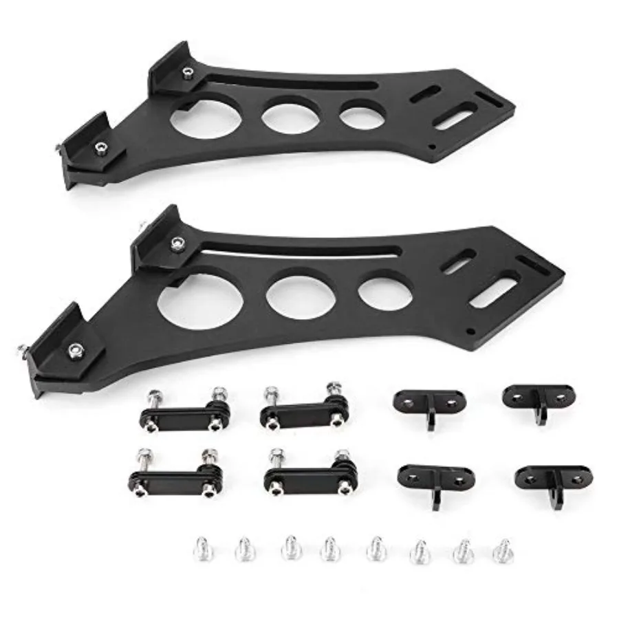

Spoiler Mounting Brackets 10" Universal Car CNC Aluminum Alloy Rear Wing Trunk Racing Tail Spoiler Legs Rear Lip