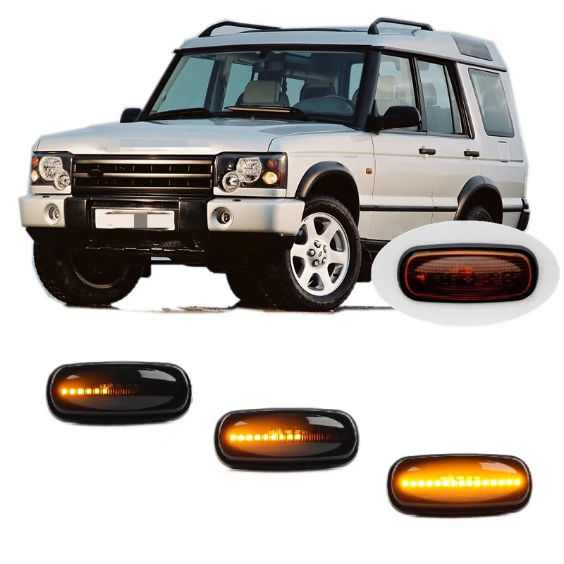 for Land Rover Discovery II MK2 L318 2.5 Td5 4.0 V8i2000 2001 2002 2003 2004 Dynamic LED Indicator Side Marker Signal