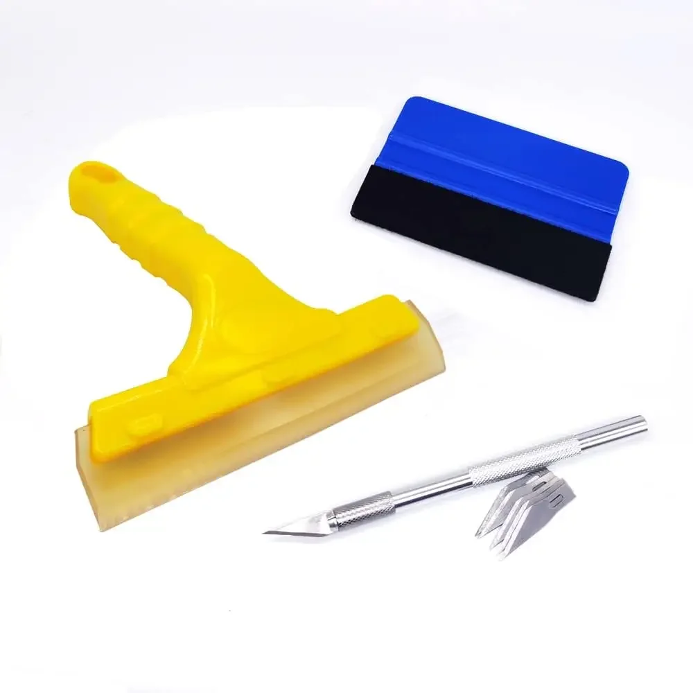 4/6Pcs Car Tools Wrap Film Sticker Wrapping Tool Vehicle Vinyl Wrap Window Tint Film Tool Kit Cutter Aid Tool Window Tinting