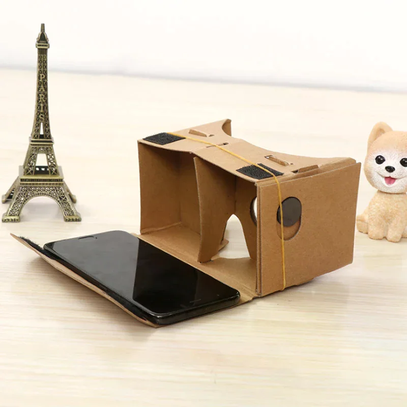 1pc Google Cardboard 3d Vr Virtual Reality Glasses for Android or Phone New Model Diy Transform Your Device Into a Big Screen