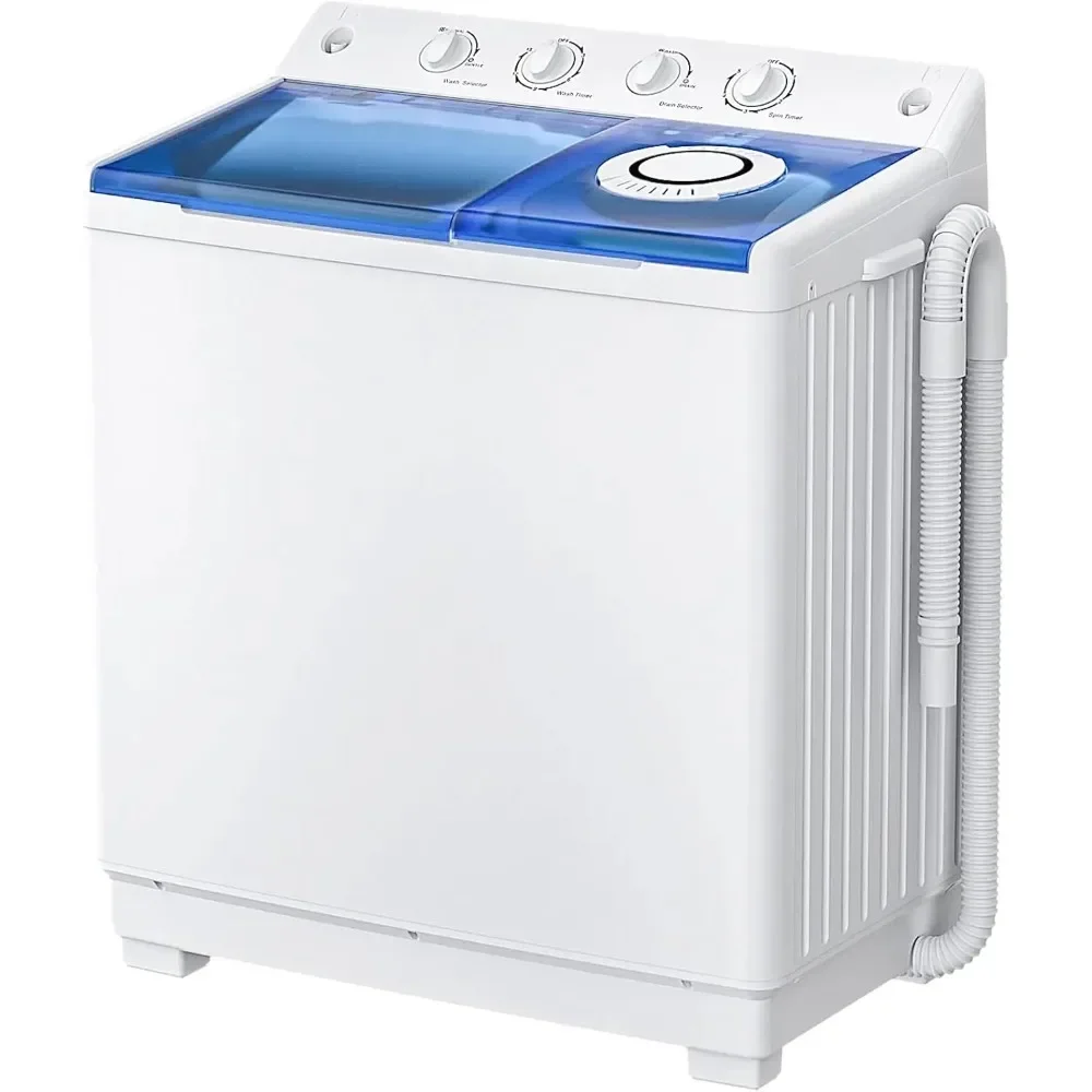 14, 28, 40 Lbs Washing Machine, Twin Tub,Laundry Compact Washer Spinner Combo With 40lbs Capacity, And 16Lbs Spinner Dryer