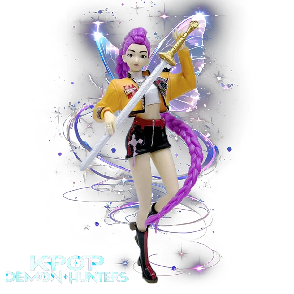 Kpop شيطان الصيادين الشكل K البوب شيطان الصيادين أرقام هنتركس أرقام لعبة Derpys النمر رومي ميرا زوي كس تمثال حلية #1