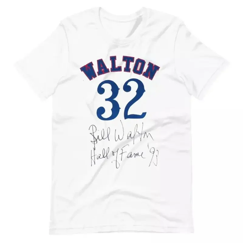 Bill Walton signed  T Shirt All Size S 5XL HN1119
