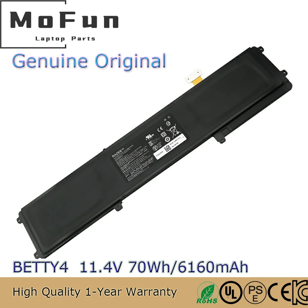 

BETTY4 New Genuine Battery for Razer Blade 2016 V2 14" 3ICP4/56/102-2 RZ09-0195