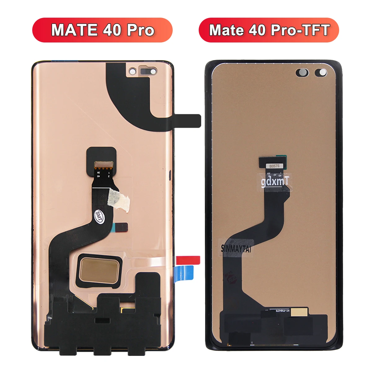 6.76\'\' For HUAWEI Mate 40 Pro Display Replacement, For Mate40 Pro NOH-NX9 NOH-AN0 LCD Touch Screen Digitizer Assembly