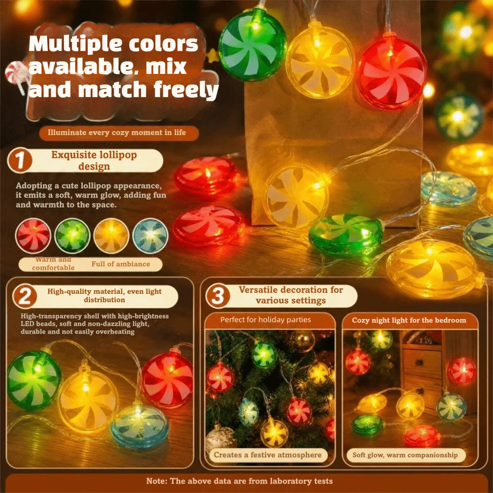LED Christmas String Lights Christmas style USB Santa Snowman Lights Cute Windmill Design Christmas Tree Hangings