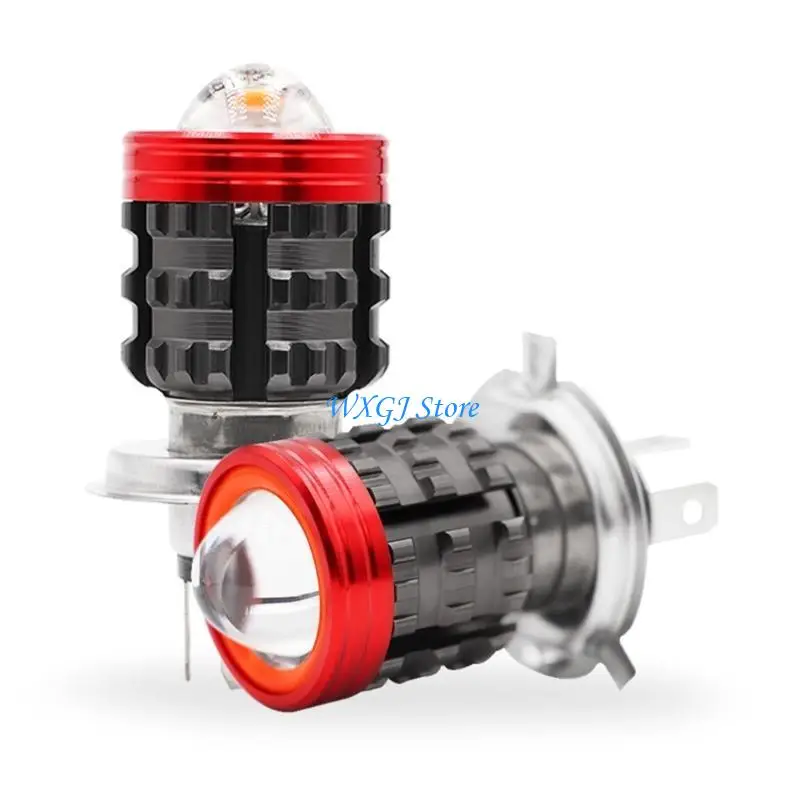 

37JE Eye Headlight H4 LED Headlight Bulbs Hi/Lo Beam Lights Upgraded 6500K Hedlight Yellow