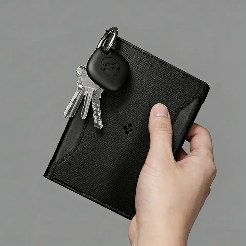 حافظة جواز سفر عالمية من Spigen مع حجب RFID، محفظة أصلية، حماية من السرقة والسقوط، هدية حافظة بطاقات - 2