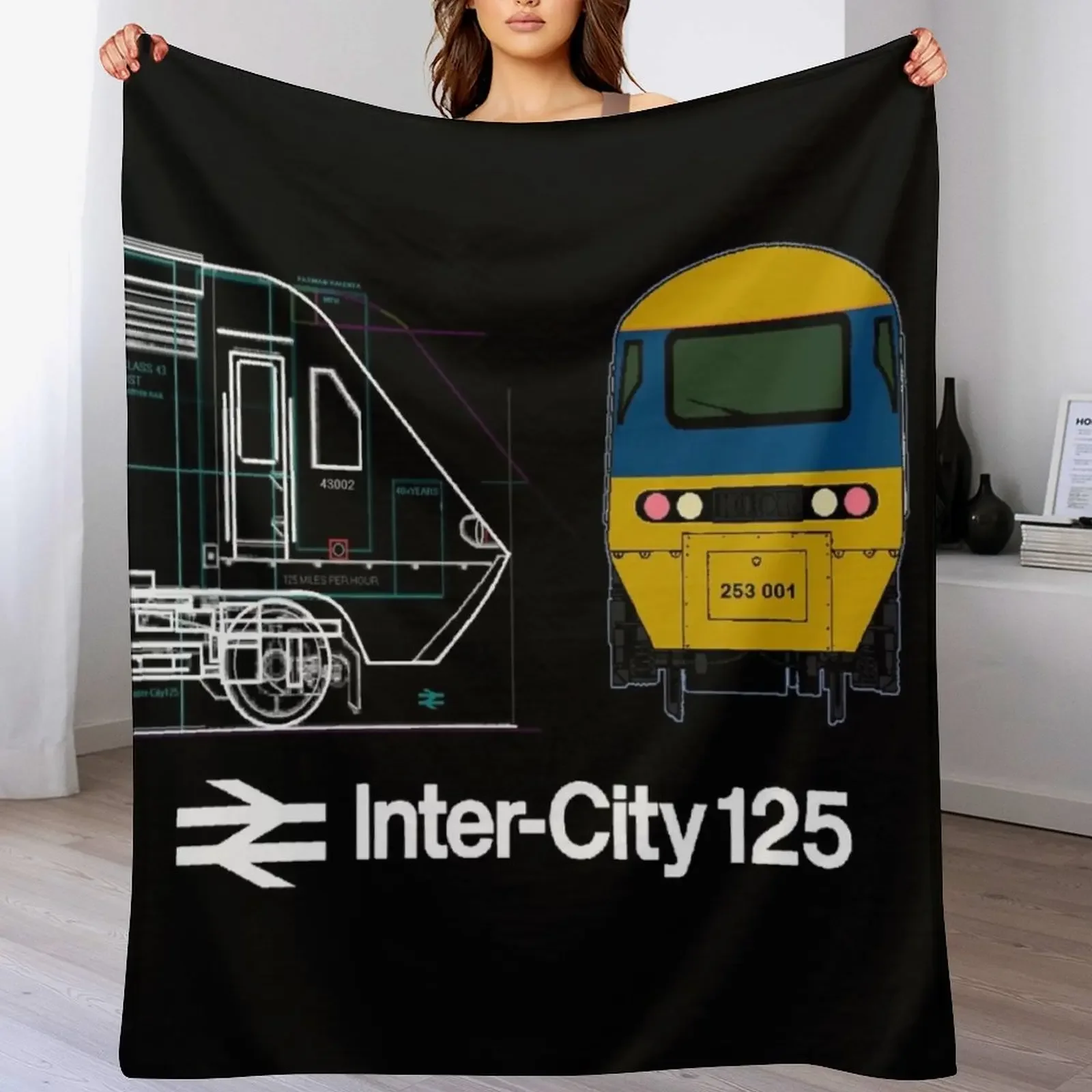 INTERCITY Throw Blanket decorative Winter beds Flannel Blankets