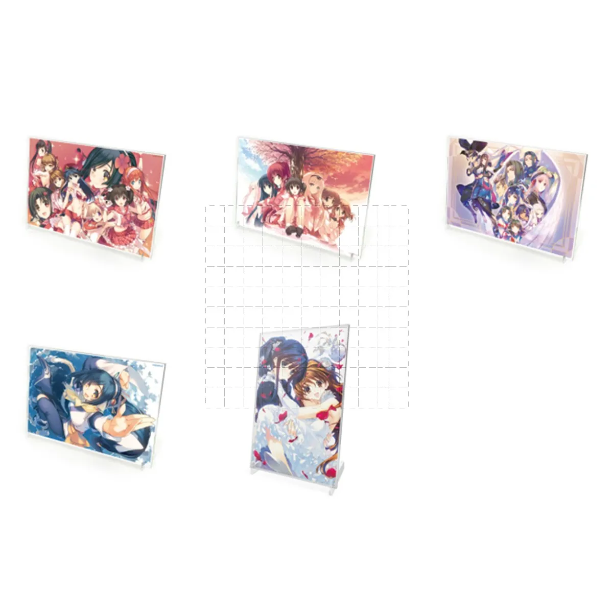 

Game Kawashima Haruka Ogata Rina Morikawa Yuki Sawakura Misaki Acrylic Stand Doll Anime Figure Model Plate Cosplay Toy Gift