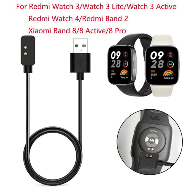 Fast Charging Cable For Redmi Watch 4 Magnetic USB Charging Cable Power Charge for Xiaomi Redmi Watch 4 3 Watch 3/3 Lite Charger