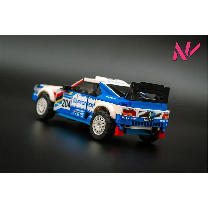 

MOC-203822NewClassic405 T16Спортивный гоночный автомобиль, строительный блок, модель 419 деталей MOC, креативная детская игрушка-конструктор на день рождения для мальчиков