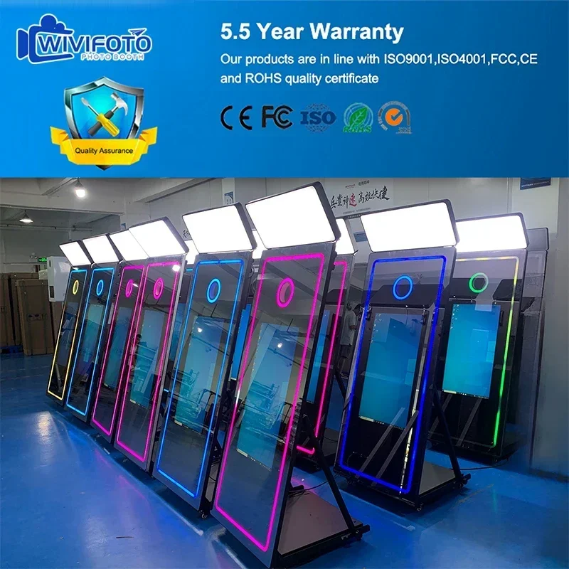 NEW Cheap Price High Quality Selfie Magic Mirror Photo Booth Event Portable Photobooth Parts Kiosk Machine Wedding