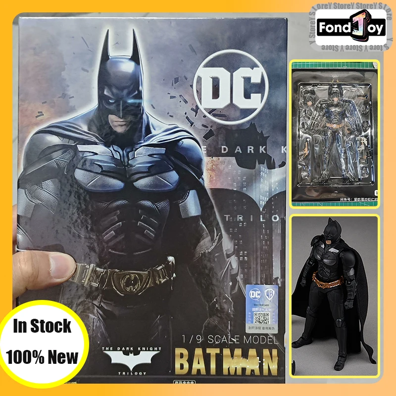 Original Fondjoy Batman Figure Justice League Anime Figure Bruce Wayne Batman  Action Figure for Kids Gift Model Collectible Toy