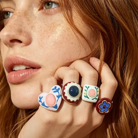 DIGADAGU Alloy Flower Open Ring New Simple Elegant Ring Women Party Jewelry Accessories ZAA