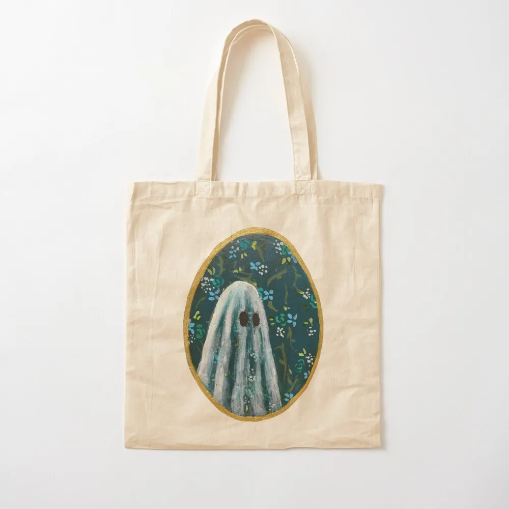 

Acrylic Ghost Portrait (teal) Tote Bag Lady bag Canvas bag Handbags women Woman shopper Canvas Tote