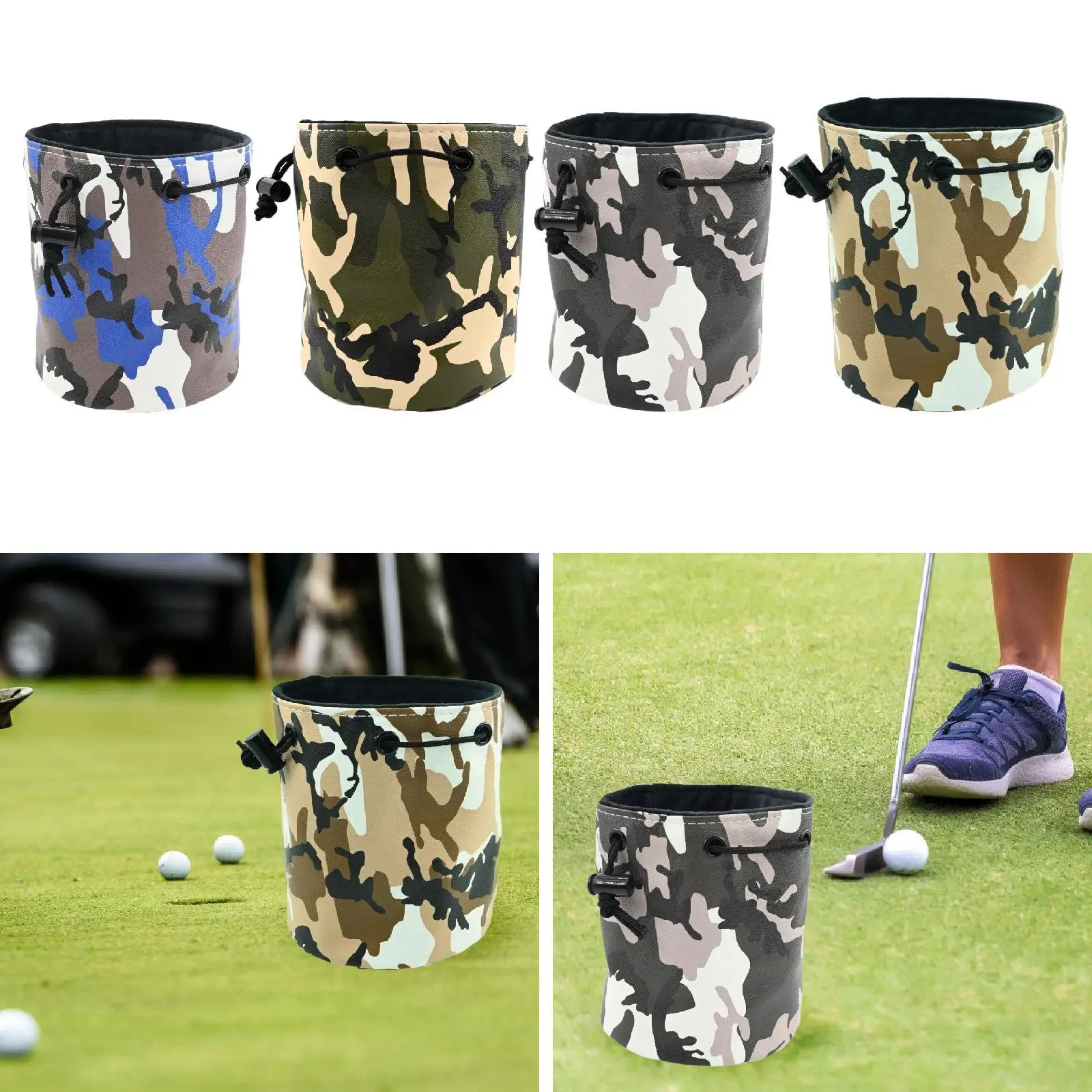 

Storage Pouch Multipurpose Golf Club Accessories Container Golf Ball Bag