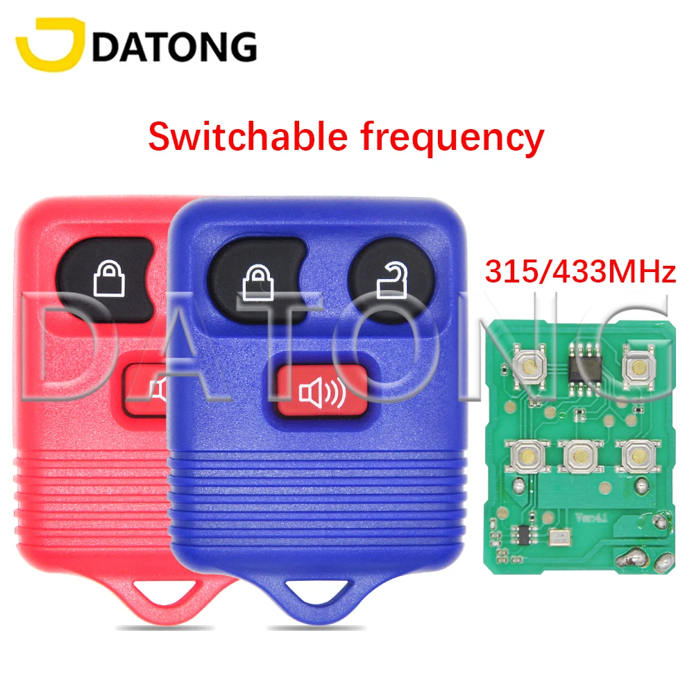 Datong World Car Remote Key For Ford Transit Escape Focus C-Max Ecosport Mazda Tribute 315/433MHz CWTWB1U345 Keyless Entry
