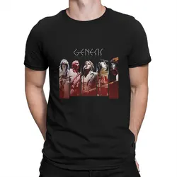 Men T-Shirts One Of The Most Successful Rock Bands Of The 70s, 80s Vintage Pure Cotton Tees Short Sleeve Genesis T Shirts