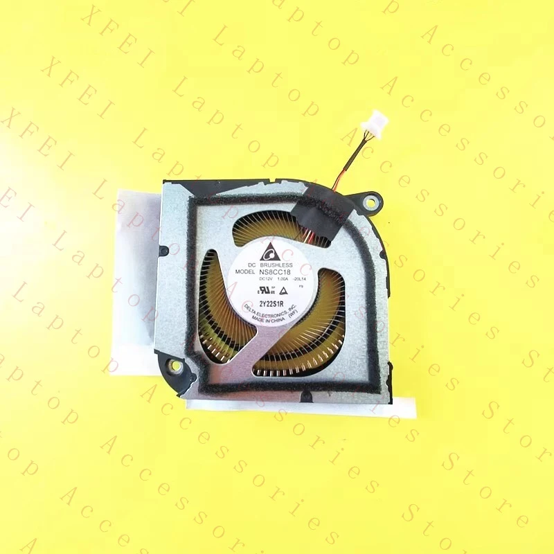 D  New For Acer Predator Triton 14 PT14-51 GPU Fan NS8CC18-20L14 DC12V Metal Leaf